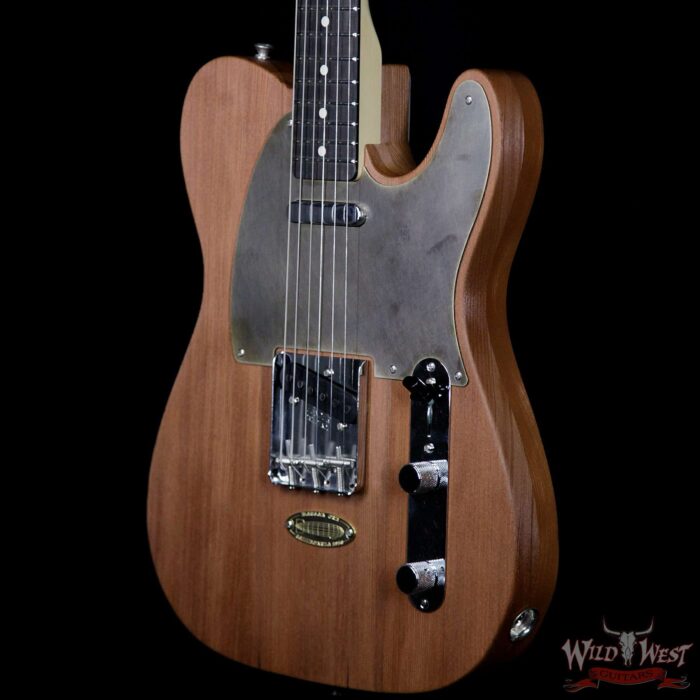 Fender Custom Shop Yuriy Shishkov Masterbuilt Airfield Telecaster Closet Classic Reclaimed Redwood from Hangar One Zeppelin Storage - Image 2
