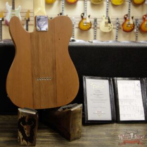 Fender Custom Shop Yuriy Shishkov Masterbuilt Airfield Telecaster Closet Classic Reclaimed Redwood from Hangar One Zeppelin Storage - Image 14