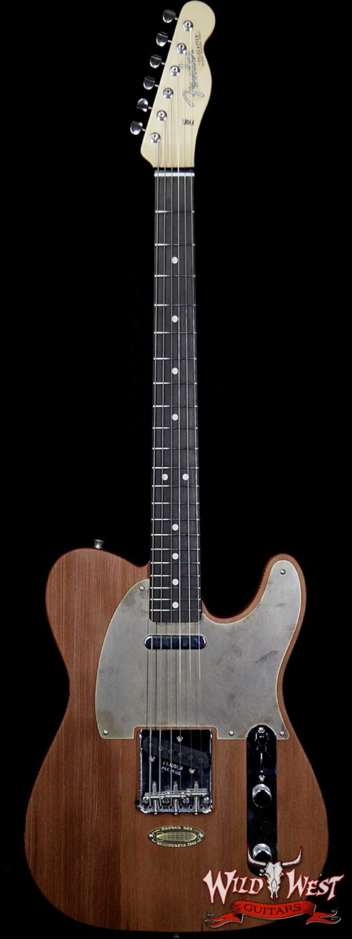 Fender Custom Shop Yuriy Shishkov Masterbuilt Airfield Telecaster Closet Classic Reclaimed Redwood from Hangar One Zeppelin Storage - Image 1