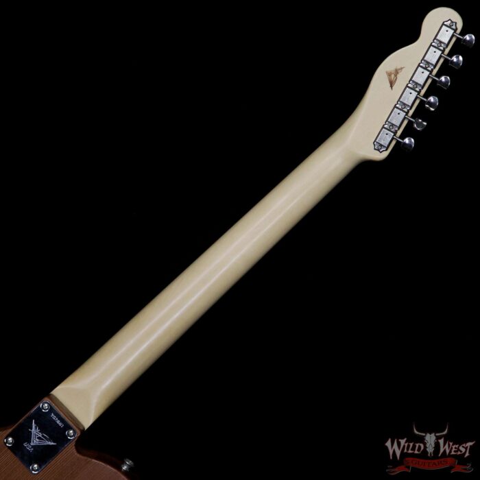 Fender Custom Shop Yuriy Shishkov Masterbuilt Airfield Telecaster Closet Classic Reclaimed Redwood from Hangar One Zeppelin Storage - Image 10