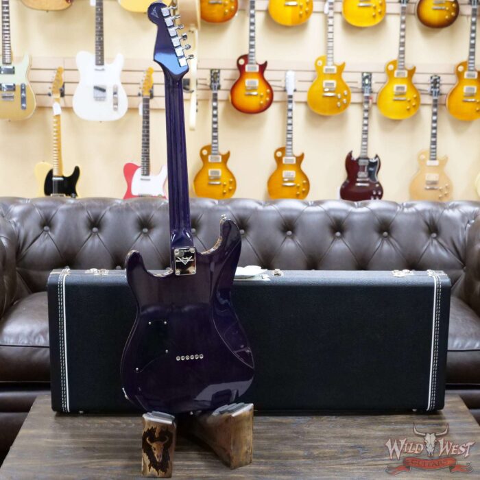 Fender Custom Shop Yuriy Shishkov Masterbuilt Custom Stratocaster Carved AAA Flame Maple Top Blue Transparent TV Jones Magna’Tron PUs - Image 8