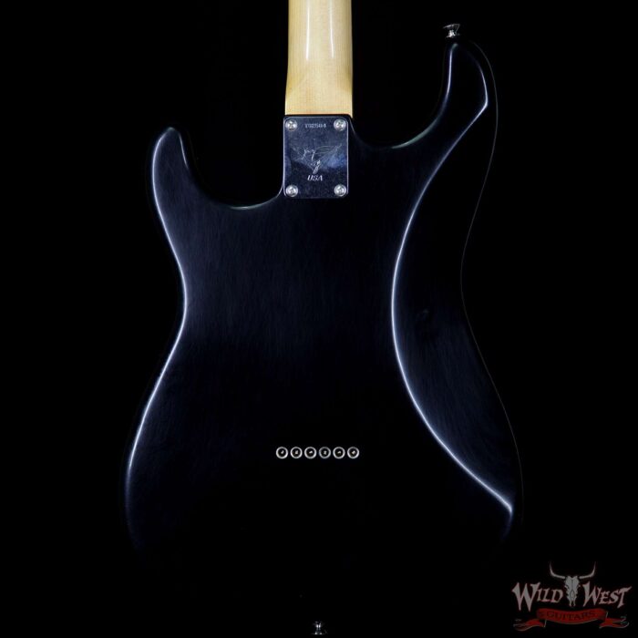 Fender Custom Shop Masterbuilt Yuriy Shishkov Featherlight Stratocaster Closet Classic Black 5.3 Lbs - Image 7