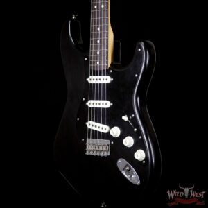 Fender Custom Shop Masterbuilt Yuriy Shishkov Featherlight Stratocaster Closet Classic Black 5.3 Lbs - Image 2
