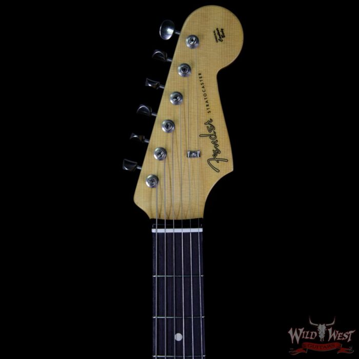 Fender Custom Shop Masterbuilt Yuriy Shishkov Featherlight Stratocaster Closet Classic Black 5.3 Lbs - Image 8