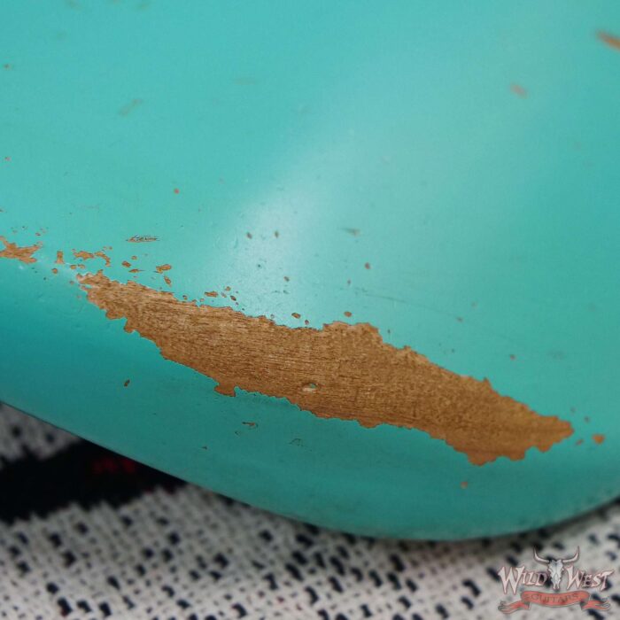 Fender Custom Shop Yuriy Shishkov Masterbuilt 1963 Stratocaster Relic Sea Foam Green 7.30 LBS - Image 9