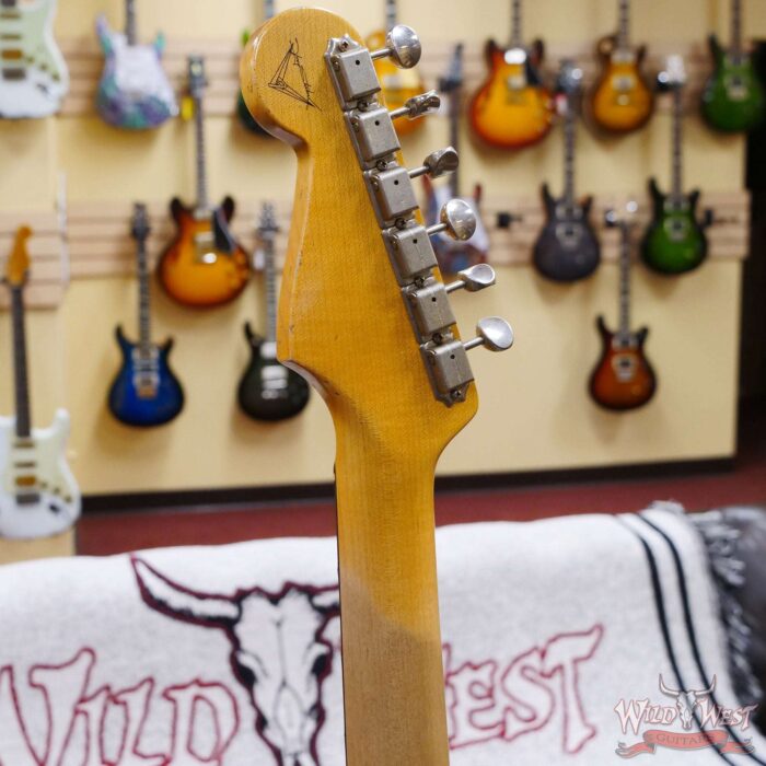 Fender Custom Shop Yuriy Shishkov Masterbuilt 1963 Stratocaster Relic Sea Foam Green 7.30 LBS - Image 11