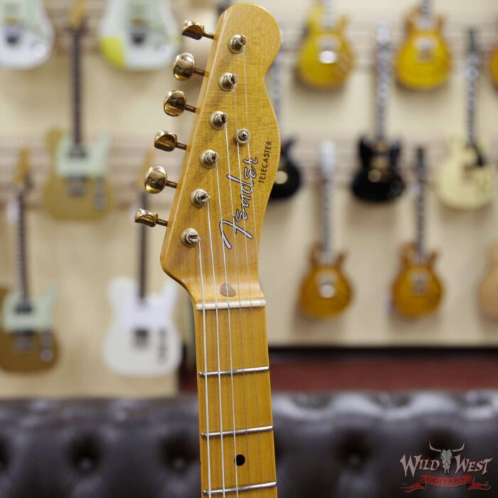 Fender Custom Shop Yuriy Shishkov Masterbuilt Retro Decor Telecaster Journeyman Relic Authentic 1930’s Wallpaper w/Damask Motif - Image 4