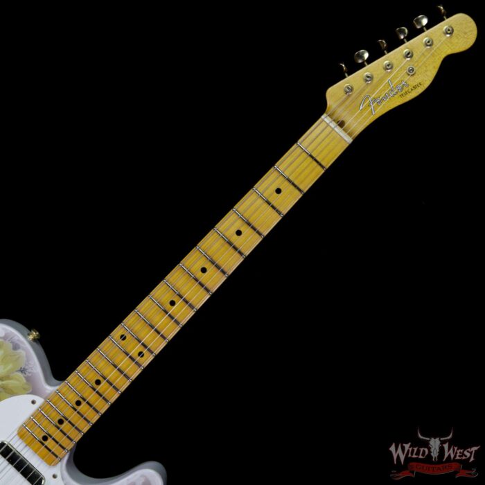 Fender Custom Shop Yuriy Shishkov Masterbuilt Retro Decor Telecaster Journeyman Relic Authentic 1930’s Wallpaper w/Damask Motif - Image 5