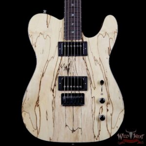 Fender Custom Shop Masterbuilt Spalted Maple Top Telecaster Birdseye Neck Natural by Yuriy Shishkov - Image 3