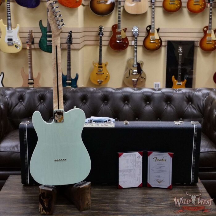 Fender Custom Shop Yuriy Shishkov Masterbuilt HS Telecaster Custom NOS Rosewood Board Surf Green - Image 9