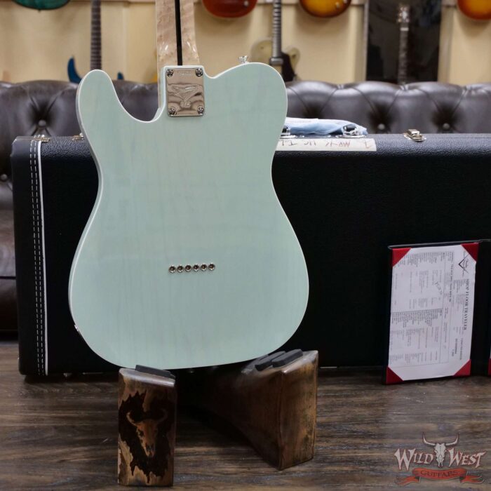 Fender Custom Shop Yuriy Shishkov Masterbuilt HS Telecaster Custom NOS Rosewood Board Surf Green - Image 11