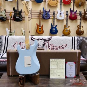 Fender Custom Shop Yuriy Shishkov Masterbuilt 60’s Stratocaster Josefina Hand-Wound Pickups Journeyman Relic Sonic Blue 7.65 lbs - Image 10