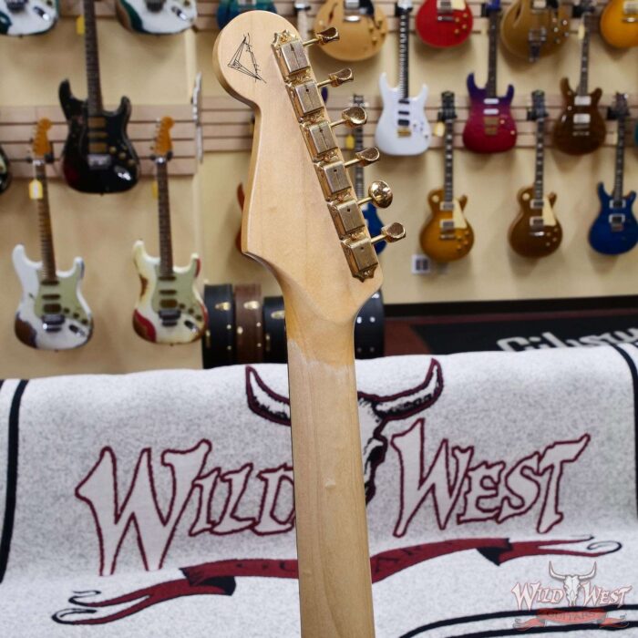 Fender Custom Shop Yuriy Shishkov Masterbuilt 60’s Stratocaster Josefina Hand-Wound Pickups Journeyman Relic Sonic Blue 7.65 lbs - Image 11