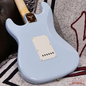 Fender Custom Shop Yuriy Shishkov Masterbuilt 60’s Stratocaster Josefina Hand-Wound Pickups Journeyman Relic Sonic Blue 7.65 lbs - Image 12