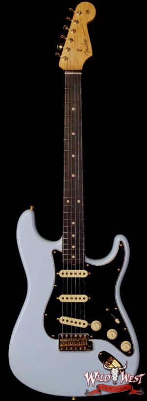 Fender Custom Shop Yuriy Shishkov Masterbuilt 60’s Stratocaster Josefina Hand-Wound Pickups Journeyman Relic Sonic Blue 7.65 lbs