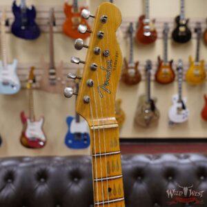 Fender Custom Shop Limited 50’s Pine Esquire Hand-Wound Pickup Super Heavy Relic Aged Nocaster Blonde 6.90 LBS - Image 7