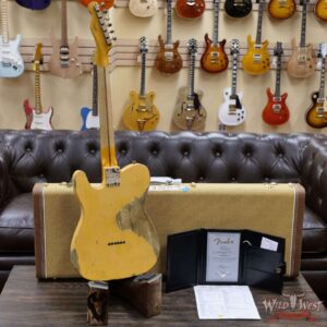 Fender Custom Shop Limited 50’s Pine Esquire Hand-Wound Pickup Super Heavy Relic Aged Nocaster Blonde 6.90 LBS - Image 9