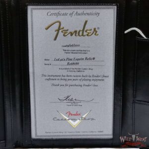 Fender Custom Shop Limited 50’s Pine Esquire Hand-Wound Pickup Super Heavy Relic Aged Nocaster Blonde 6.90 LBS - Image 12