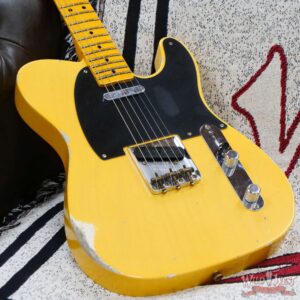 Fender Custom Shop Limited 70th Anniversary Broadcaster (Telecaster) Relic Nocaster Blonde R108801 - Image 8