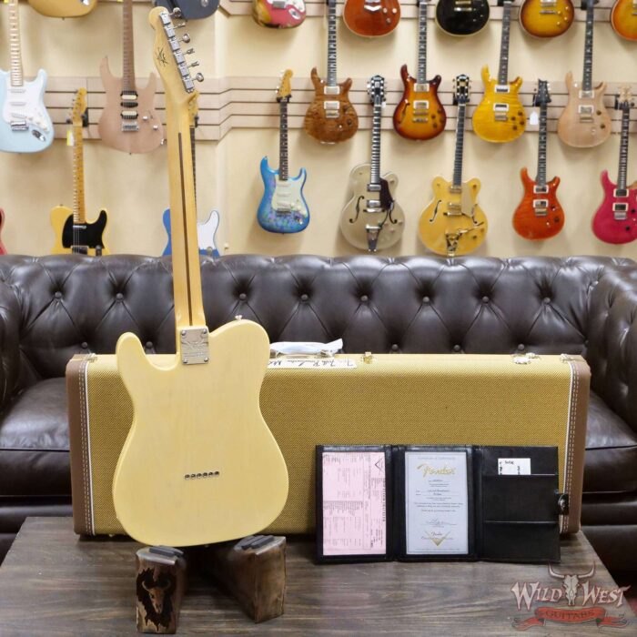 Fender Custom Shop 70th Anniversary Broadcaster NOS Time Capsule Hand-Wound Pickups Nocaster Blonde - Image 9