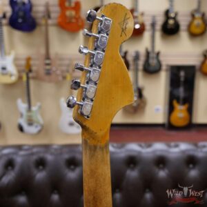 Fender Custom Shop 1969 Stratocaster Super Heavy Relic Reverse Matching Headstock Blue Agave - Image 11