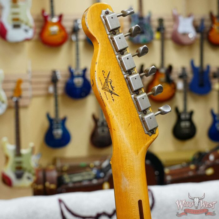 Fender Custom Shop Limited Edition 70th Anniversary Broadcaster (Telecaster) Relic Nocaster Blonde 7.50 LBS - Image 11