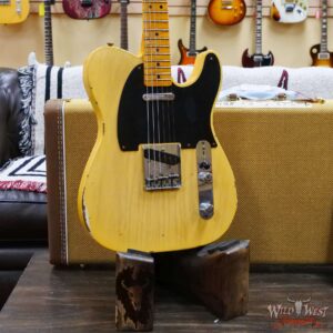 Fender Custom Shop Limited Edition 70th Anniversary Broadcaster (Telecaster) Relic Nocaster Blonde R112698 - Image 8