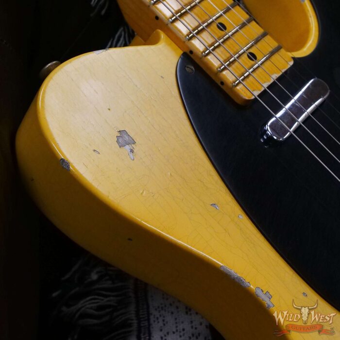Fender Custom Shop Limited Edition 70th Anniversary Broadcaster (Telecaster) Relic Nocaster Blonde R113523 - Image 9