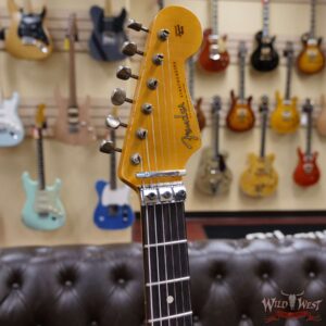 Fender Custom Shop Wild West White Lightning Stratocaster HSS Floyd Rose Rosewood Board 22 Frets Heavy Relic Lake Placid Blue - Image 7