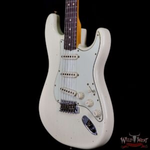 Fender Custom Shop 1963 Stratocaster Hand-Wound Pickups Journeyman Relic Vintage White - Image 2