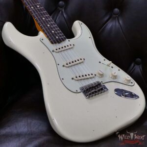 Fender Custom Shop 1963 Stratocaster Hand-Wound Pickups Journeyman Relic Vintage White - Image 8