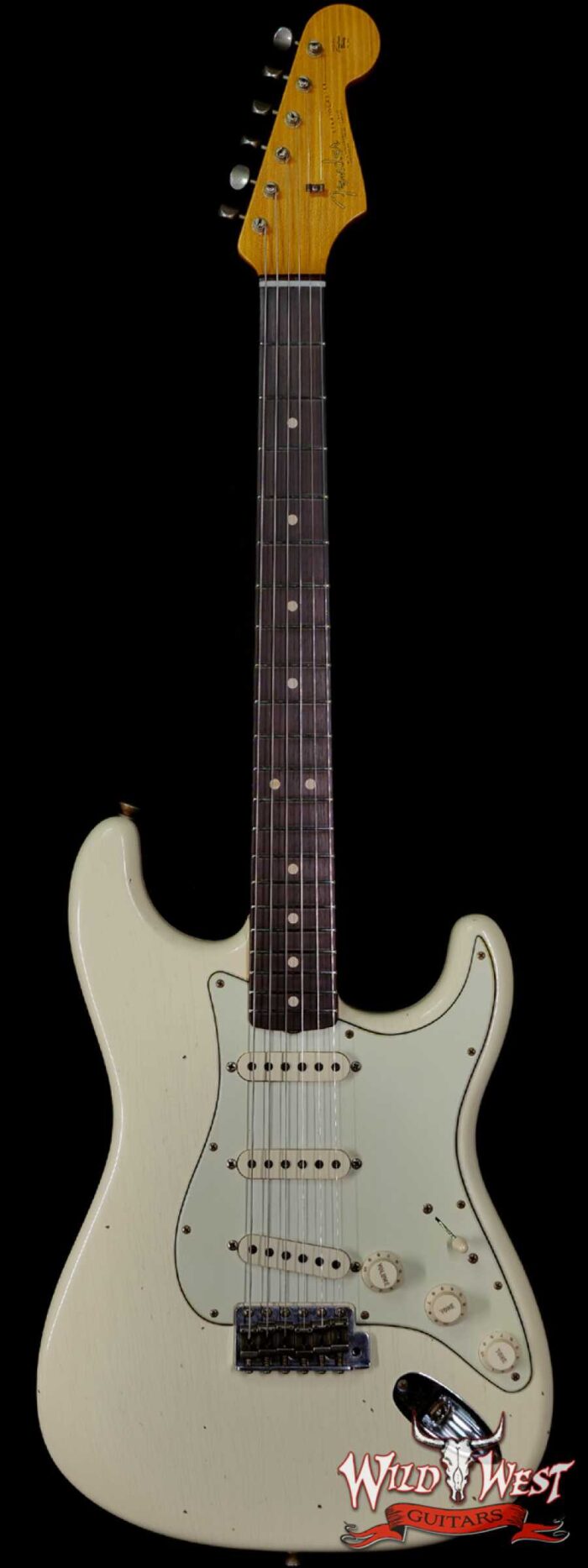 Fender Custom Shop 1963 Stratocaster Hand-Wound Pickups Journeyman Relic Vintage White - Image 1