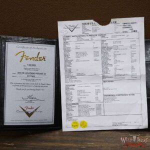 Fender Custom Shop Wild West White Lightning Stratocaster HSS Floyd Rose Rosewood Board 22 Frets Heavy Relic Candy Apple Red - Image 13