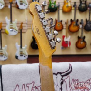 Fender Custom Shop 1962 Telecaster Custom Rosewood Slab Board Hand-Wound Pickups Heavy Relic Fiesta Red - Image 11
