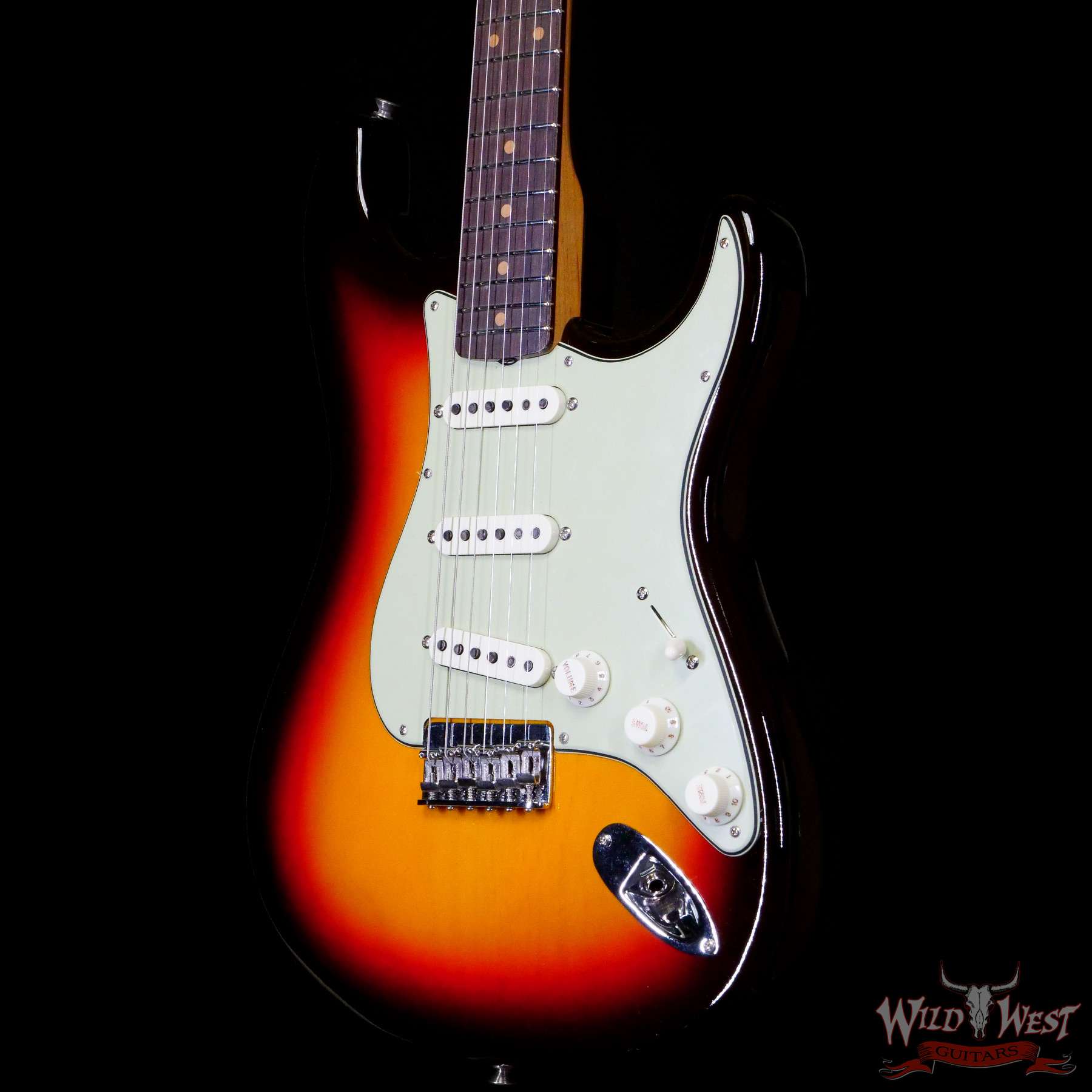 fendercs-r120274-br__wwg.jpg Fender Custom Shop Vintage Custom ‘59 1959 Hardtail Stratocaster Time Capsule Package Chocolate 3-Color Sunburst - Image 2