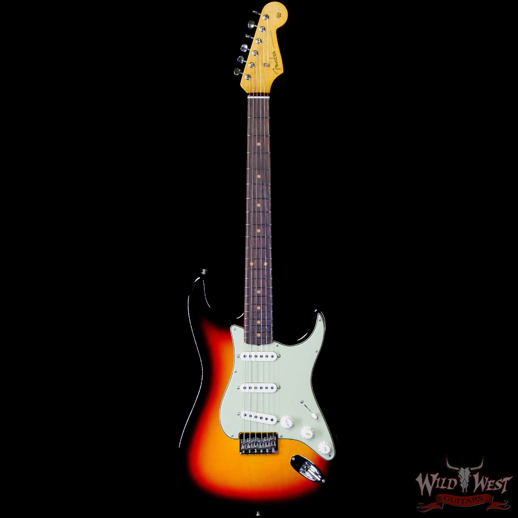 fendercs-r120274-c1__wwg.jpg Fender Custom Shop Vintage Custom ‘59 1959 Hardtail Stratocaster Time Capsule Package Chocolate 3-Color Sunburst - Image 3