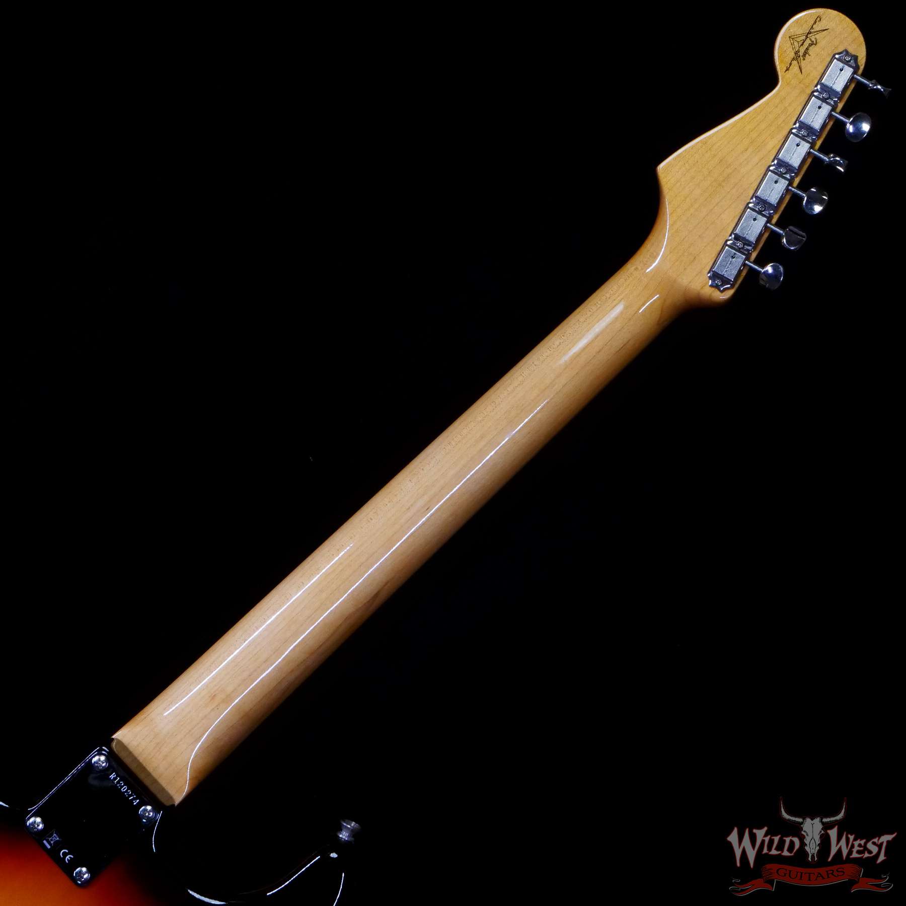 fendercs-r120274-c3__wwg.jpg Fender Custom Shop Vintage Custom ‘59 1959 Hardtail Stratocaster Time Capsule Package Chocolate 3-Color Sunburst - Image 5