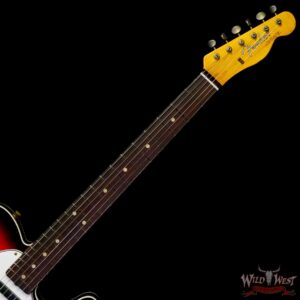 Fender Custom Shop 1962 Telecaster Custom Rosewood Slab Board Hand-Wound Pickups Heavy Relic 3 Tone Sunburst - Image 4