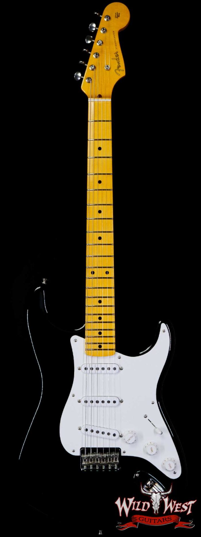 Fender Custom Shop Vintage Custom ‘55 1955 Hardtail Stratocaster Time Capsule Package Aged Black 6.55 LBS - Image 1