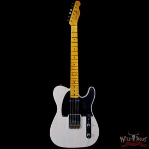 Fender Custom Shop 1952 Ash Telecaster Hand-Wound Pickups Journeyman Relic White Blonde - Image 3