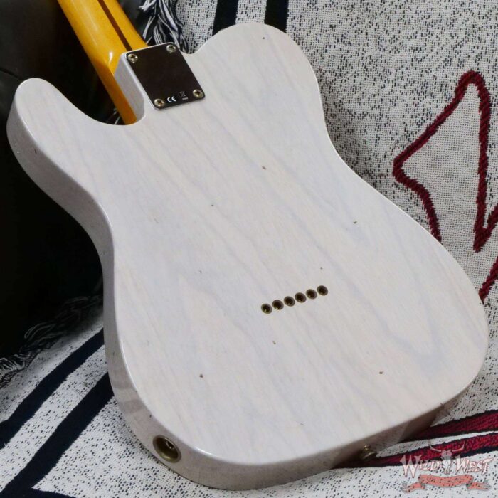 Fender Custom Shop 1952 Ash Telecaster Hand-Wound Pickups Journeyman Relic White Blonde - Image 12