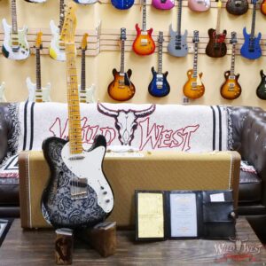 Fender Custom Shop 50s Thinline Telecaster Hand-Wound Pickups Maple Neck Relic Black Paisley - Image 6