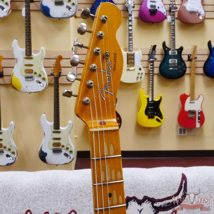 Fender Custom Shop Limited Edition 1951 Telecaster HS Relic Aged Nocaster Blonde 7.10 LBS - Image 7