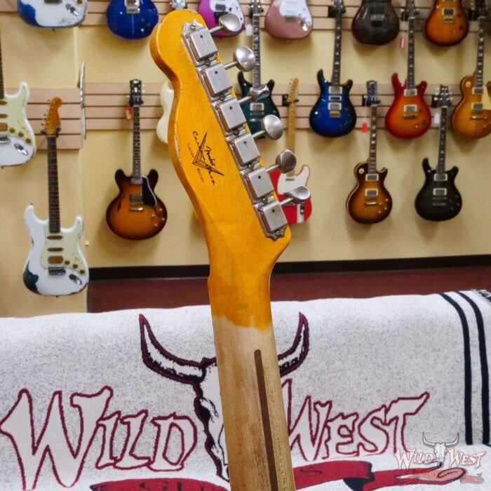 Fender Custom Shop Limited Edition 1951 Telecaster HS Relic Aged Nocaster Blonde 7.10 LBS - Image 12
