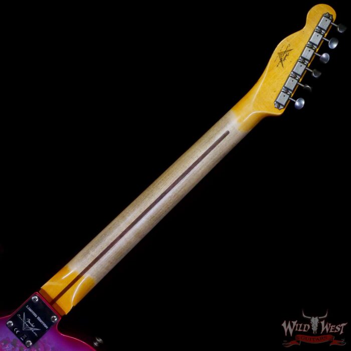 Fender Custom Shop Limited Edition 50’s Thinline Telecaster Relic Pink Paisley 6.20 LBS - Image 5