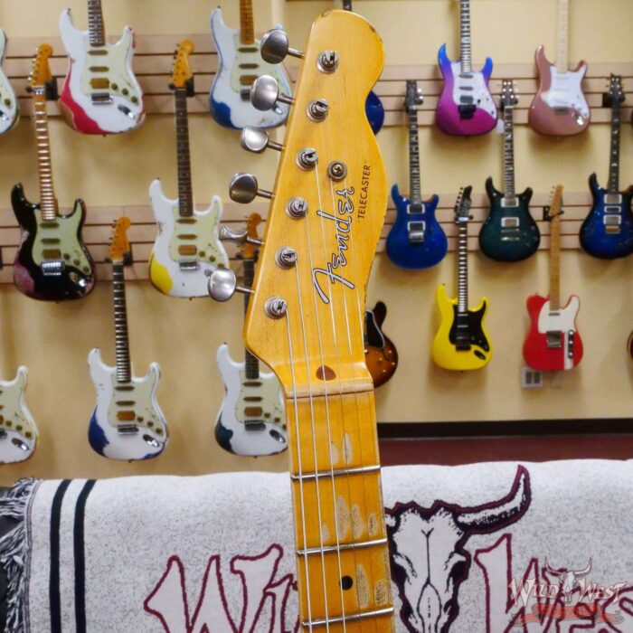Fender Custom Shop Limited Edition 50’s Thinline Telecaster Relic Pink Paisley 6.20 LBS - Image 8