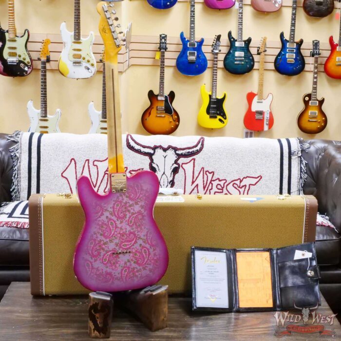 Fender Custom Shop Limited Edition 50’s Thinline Telecaster Relic Pink Paisley 6.20 LBS - Image 10