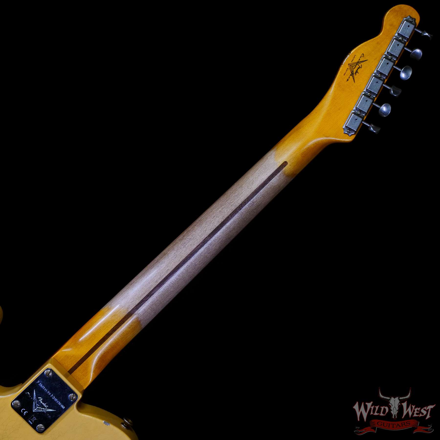 fendercs-r128744-c3__wwg.jpg Fender Custom Shop Limited Edition 1951 Telecaster HS Relic Aged Nocaster Blonde 6.85 LBS - Image 5