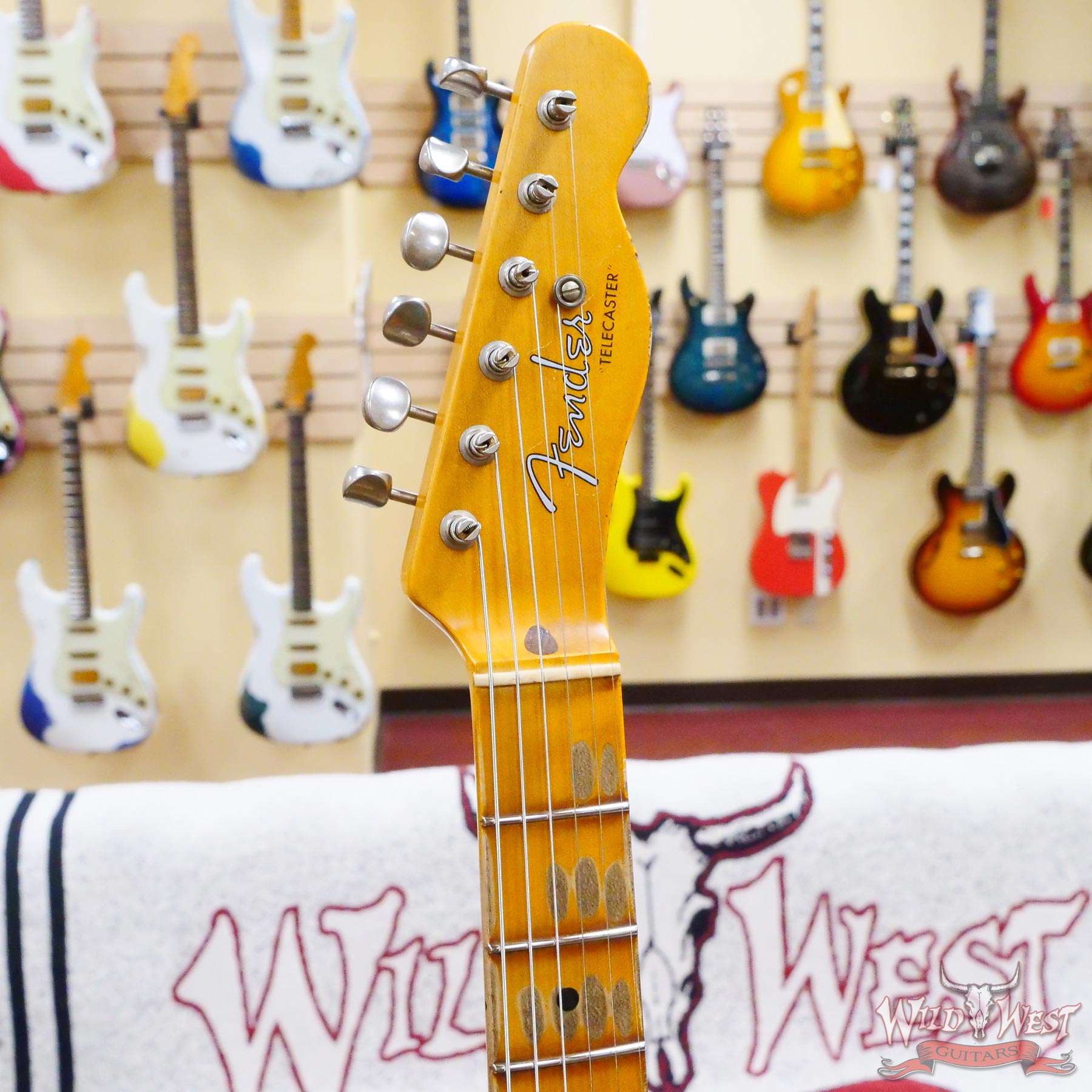 fendercs-r128744-d2__wwg.jpg Fender Custom Shop Limited Edition 1951 Telecaster HS Relic Aged Nocaster Blonde 6.85 LBS - Image 7