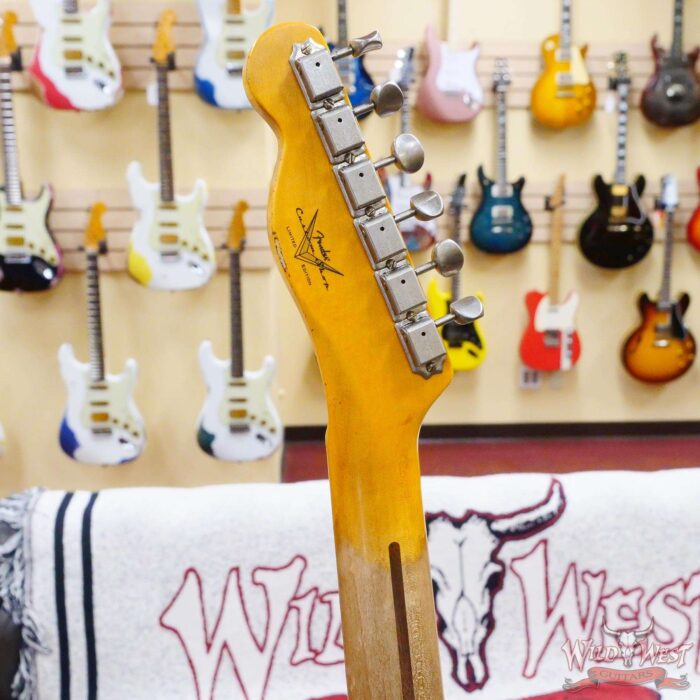 Fender Custom Shop Limited Edition 1951 Telecaster HS Relic Aged Nocaster Blonde 6.85 LBS - Image 11
